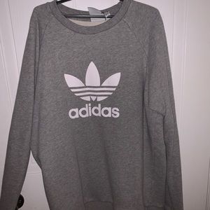Grey Adidas Crew Neck